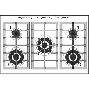 Verona VPFSGG365DSS burner configuration