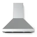 Verona VECHW48GSS 48 inch Designer Chimney Wall Hood with 1200 CFM, Stainless Steel Baffle Filters, LED Lighting in Stainless Steel