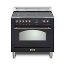 Lofra 00I4 30 inch Dolcevita Series Freestanding Induction Range with 4 Elements, 3 cu. ft. Oven Capacity and True European Convection