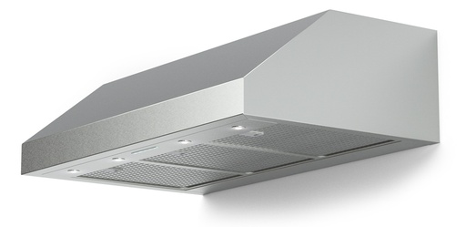 [VELP3610GSS] Verona VELP3610GSS 36 inch Designer Low Profile Under Cabinet Range Hood with 600 CFM, Stainless Steel Baffle Filters, LED Lighting in Stainless Steel