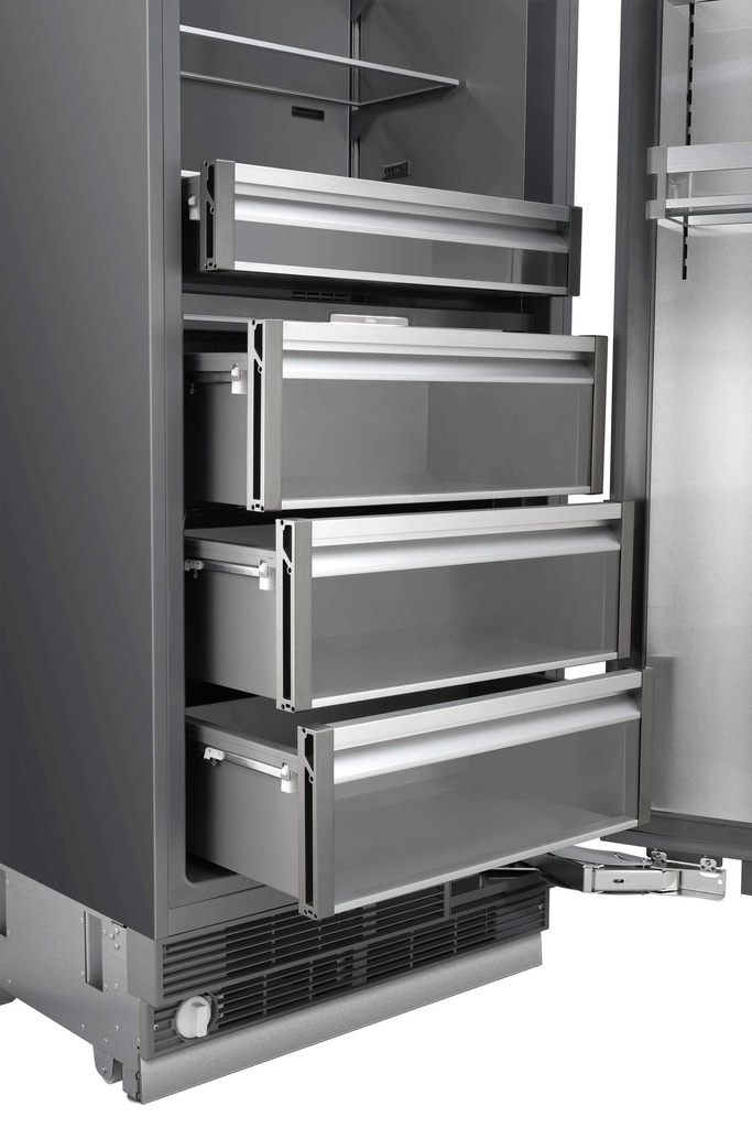 ILVE URFC24SNW 24 inch Refrigerator Column with 12.5 cu. ft. Capacity, Internal Water Dispenser