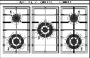 VPFSGE365DSS-cooktop configuration