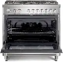Verona VPRFSGG365SS-oven door opened