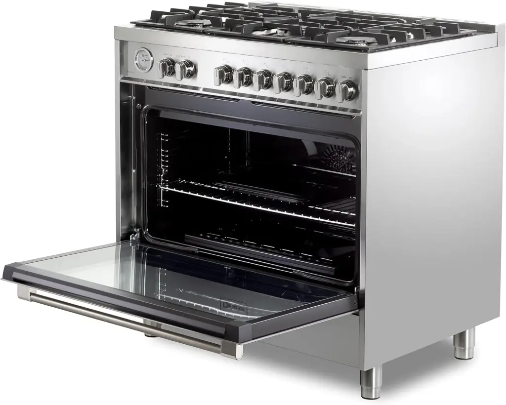 Verona VPRFSGG365SS-right angle door opened