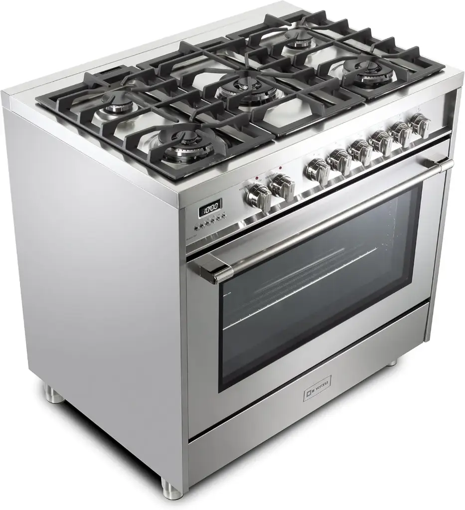 Verona VPRFSGE365SS top angle left side