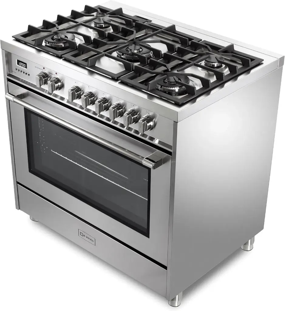 Verona VPRFSGE365SS top angle right side