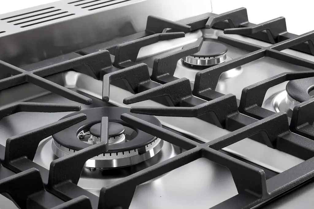 Verona VPFSGG365DDE close up on the burners