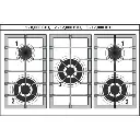 Verona VPFSGG365DE burner configuration