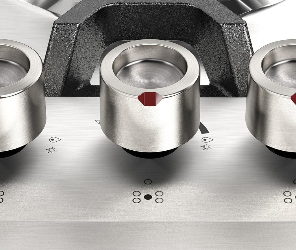 ILVE UHCPMT125SS zoom in on knobs