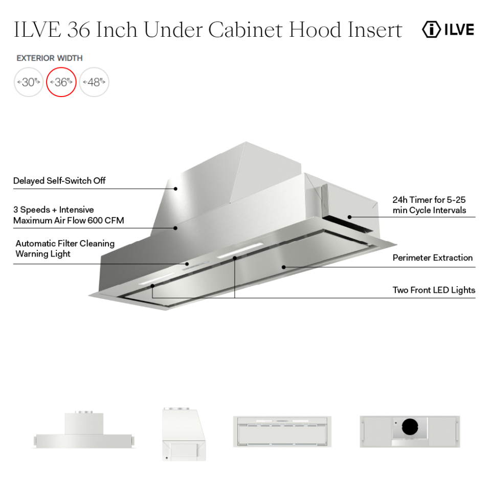 ILVE UAI3606SS infographic