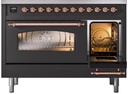 ILVE UP488NMPMGPLP side oven door opened