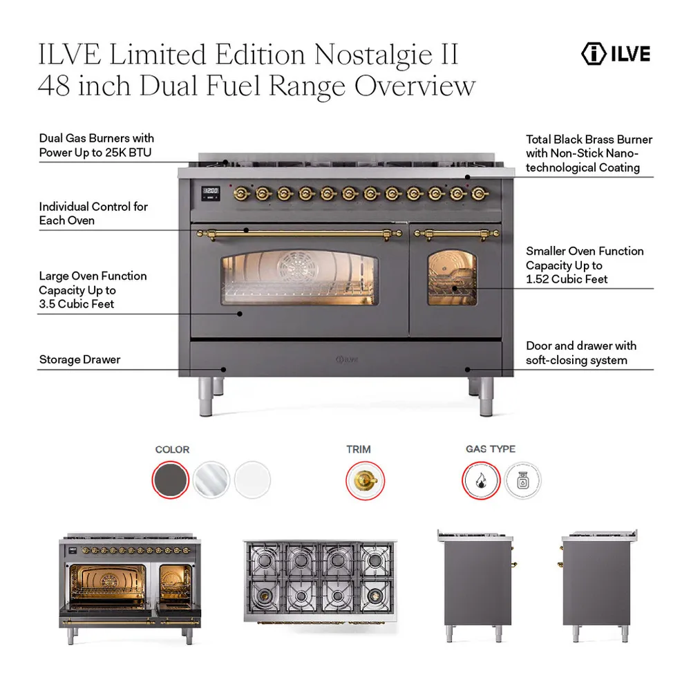 ILVE UP488NMPMGB infographic