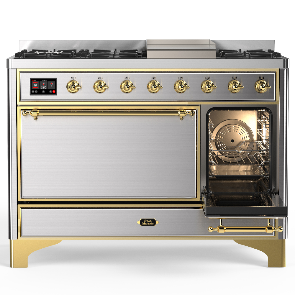 ILVE-UM48FQNR3SSG-Secondary Oven Open View