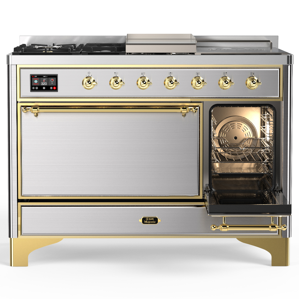 ILVE-UM48FSQNR3SSG-Secondary Oven Open View