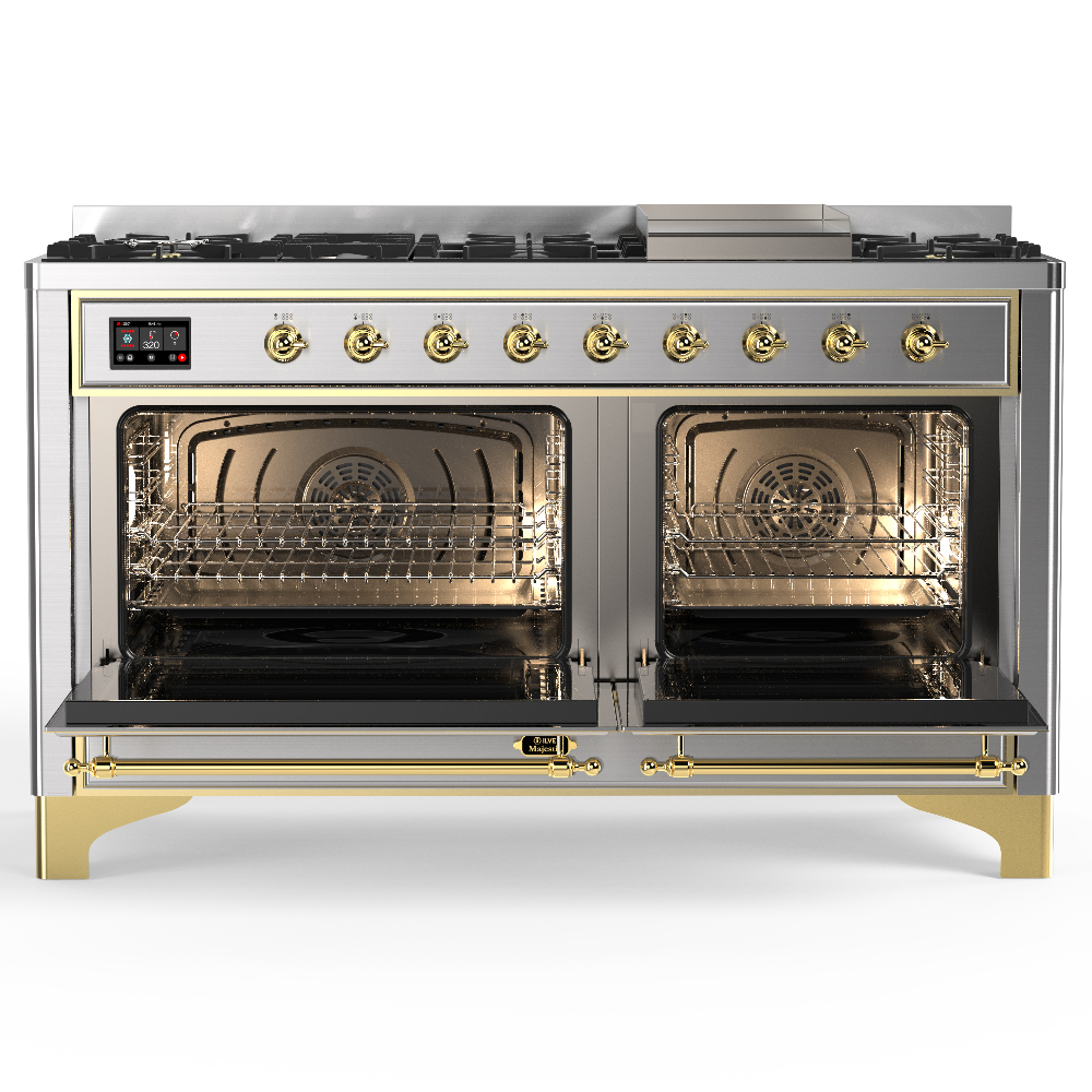 ILVE-UM60FQNR3SSG-Double Oven Open View