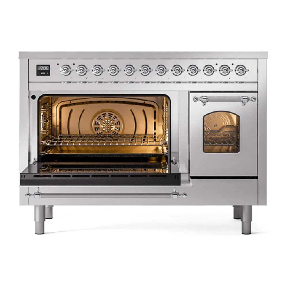 ILVE UP488NMPSSCLP main oven door opened