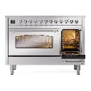 ILVE UP488NMPSSCLP side oven door opened