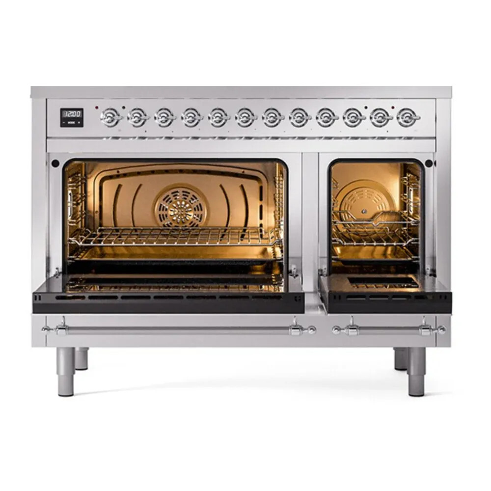 ILVE UP488NMPSSC oven doors opened