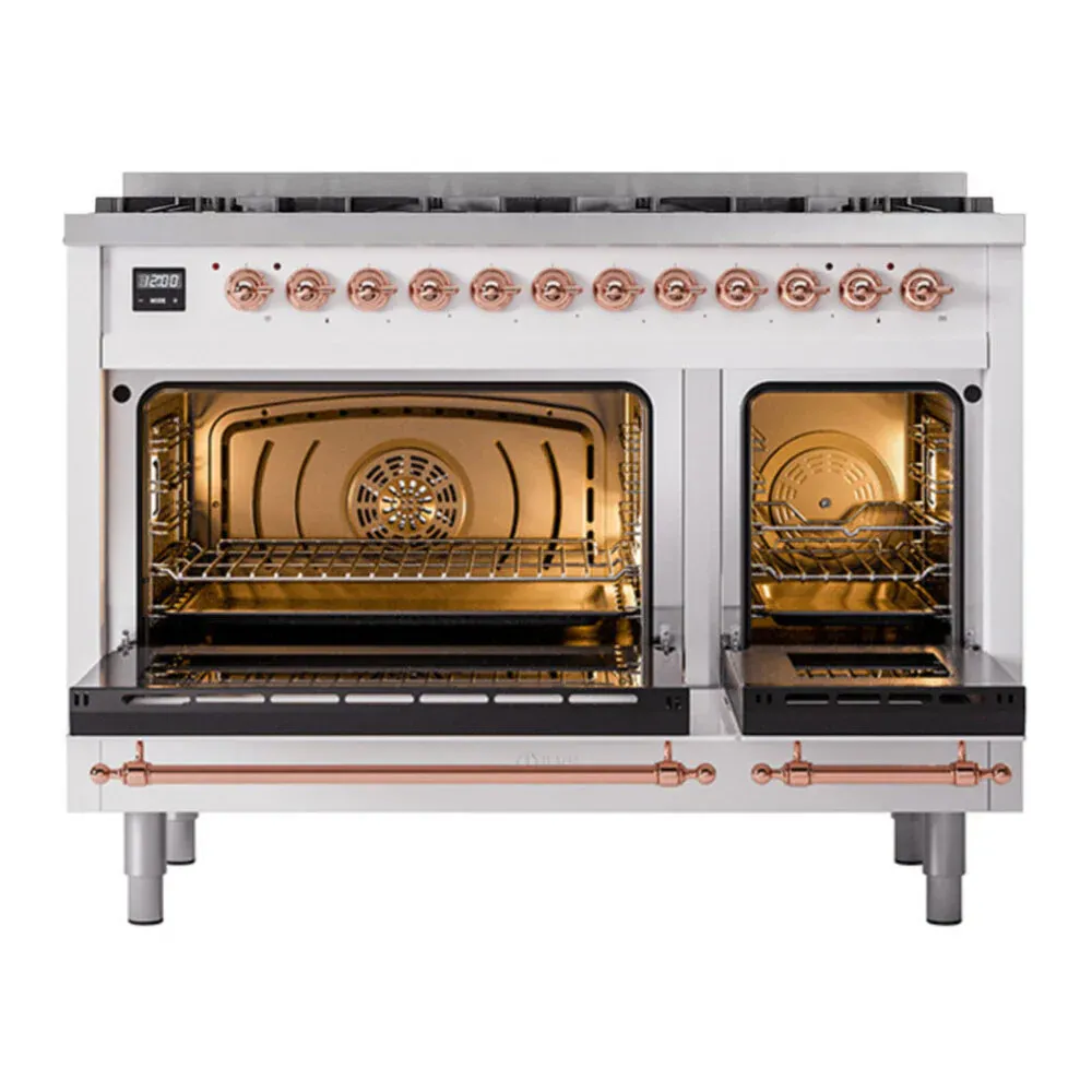 ILVE UP488NMPWHPLP oven doors opened