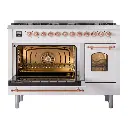 ILVE UP488NMPWHPLP main oven door opened