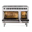 ILVE UP488NMPWHB oven doors opened