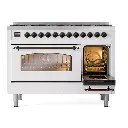 ILVE UP488NMPWHB side oven door opened