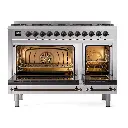 ILVE UP488NMPSSB oven doors opened