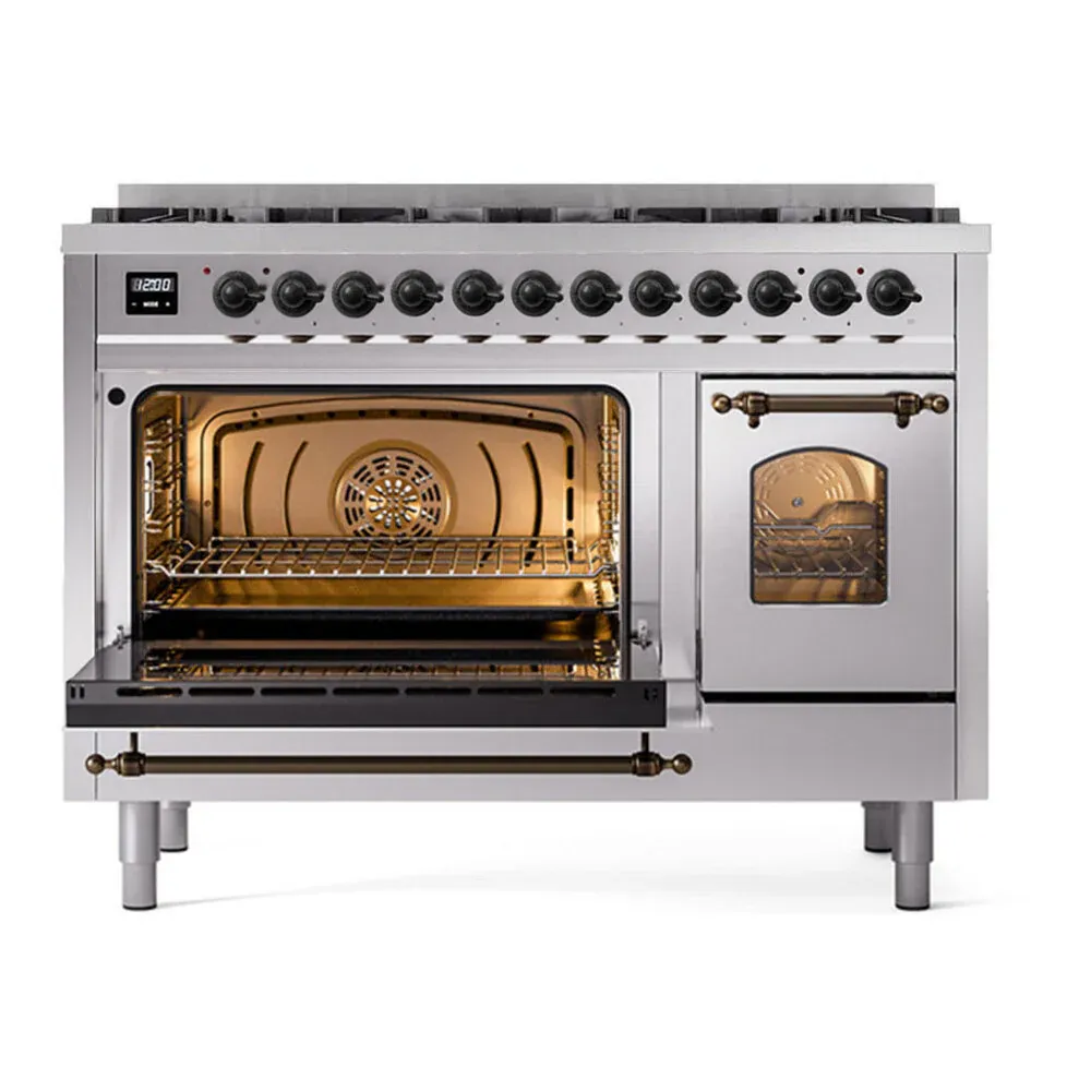 ILVE UP488NMPSSBLP main oven door opened