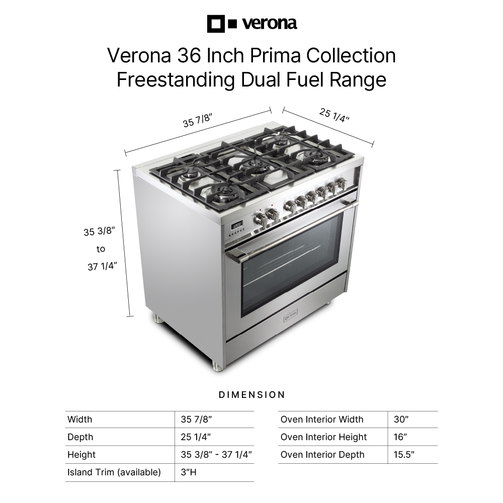 Verona VPRFSGE365SS infographic