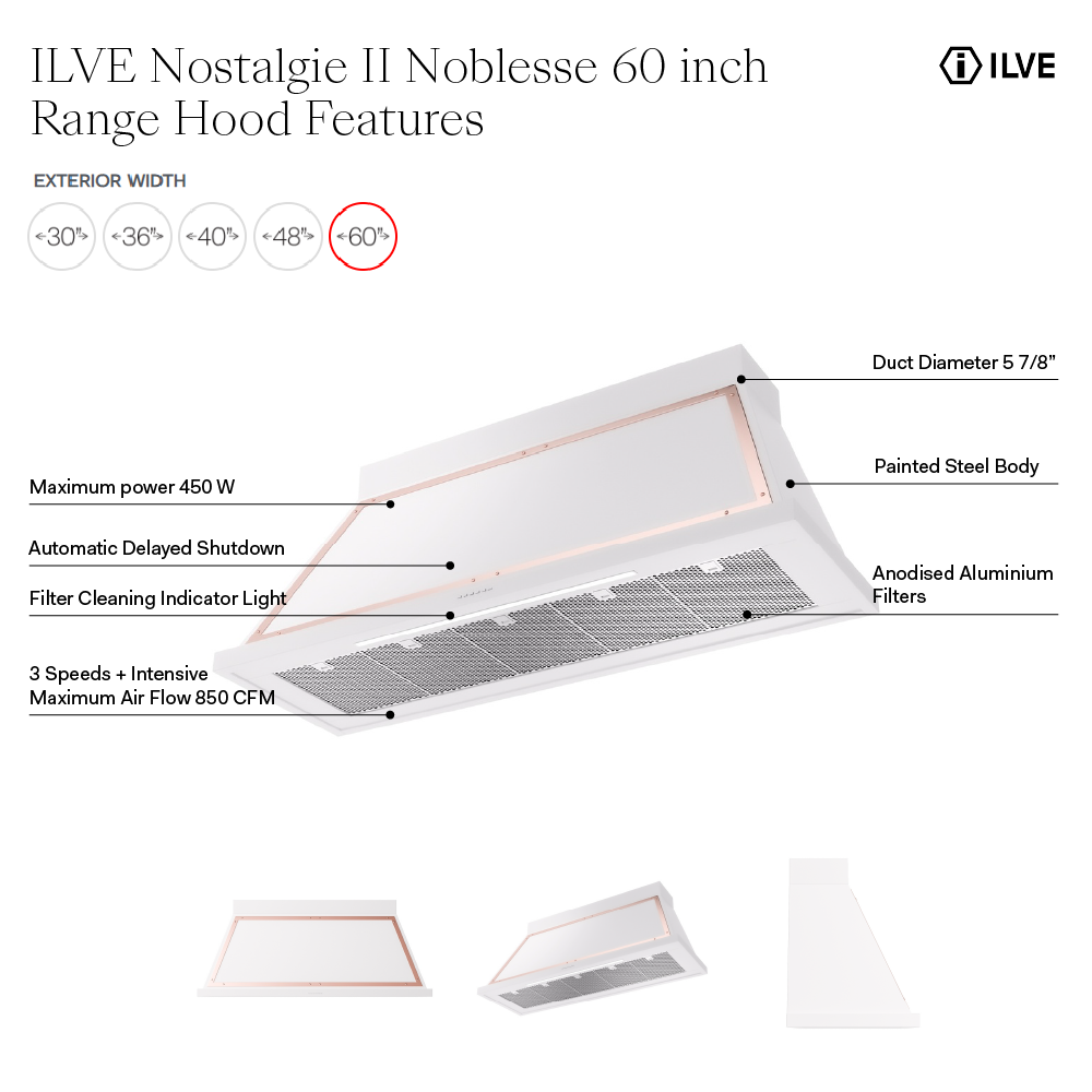 ILVE UANB60 infographic