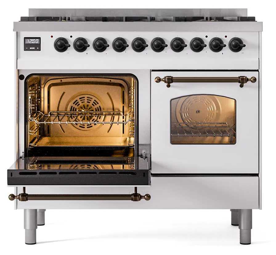 ILVE UPD406NMPWHB main oven opened