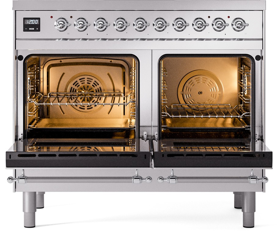 ILVE UPD406NMPSSCLP oven doors opened
