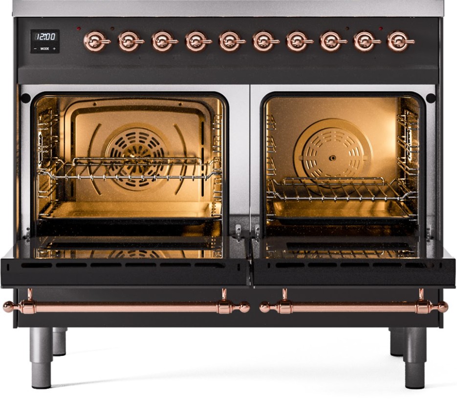 ILVE UPD406NMPMGPLP oven doors opened