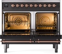 ILVE UPD406NMPMGPLP oven doors opened