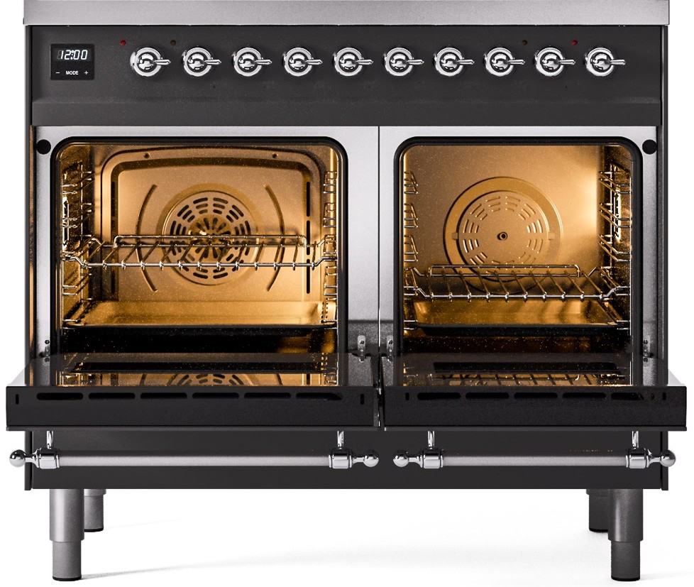 ILVE UPD406NMPMGC oven doors opened
