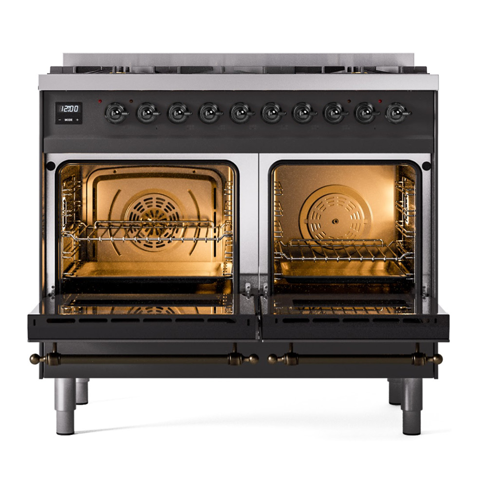 ILVE UPD406NMPMGB oven door opened