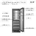 ILVE URFC30SNW 30 inch Refrigerator Column with 16 cu. ft. Capacity, Internal Water Dispenser, Reversible Door 