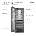 ILVE UFFC30SIN 30 inch Freezer Column with 16 cu. ft. Capacity, Automatic Ice Maker, up to 3.9 lb Daily Production, Full Size Ceiling LED Illumination Panel