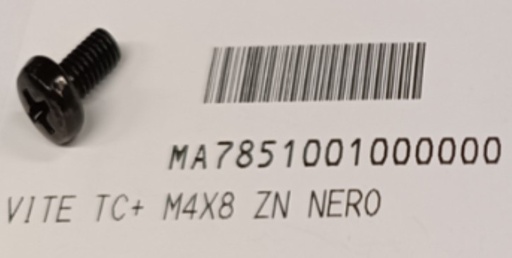 [MA7851001000000] ILVE Parts MA7851001000000 Screw Tc+ M4X8 Zn Black