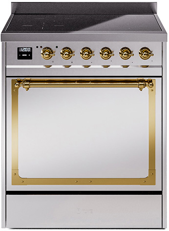 ILVE UNI304NMP Nostalgie II Noblesse 30 inch Induction Range with 4 Elements, 4 cu. ft. Oven Capacity