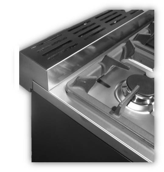 Verona VEITB302E 2 inch Extended Backguard for Verona 30 inch Range