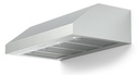 Verona VELP4810GSS 48 inch Designer Low Profile Under Cabinet Range Hood with 1200 CFM, Stainless Steel Baffle Filters and LED Lighting in Stainless Steel