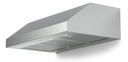 Verona VELP3610GSS 36 inch Designer Low Profile Under Cabinet Range Hood with 600 CFM, Stainless Steel Baffle Filters and LED Lighting in Stainless Steel