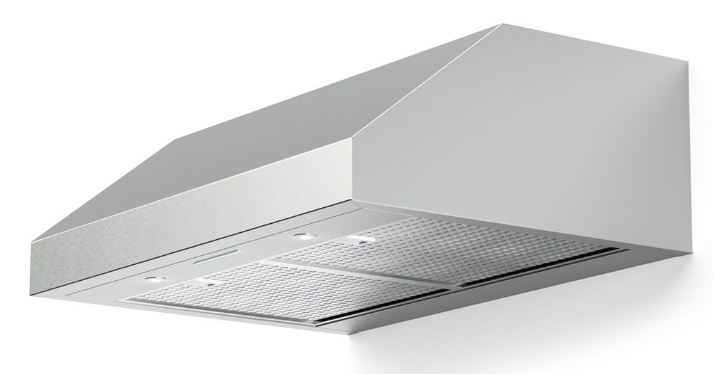 Verona VELP3010GSS 30 inch Designer Low Profile Under Cabinet Range Hood with 600 CFM, Stainless Steel Baffle Filters, LED Lighting in Stainless Steel