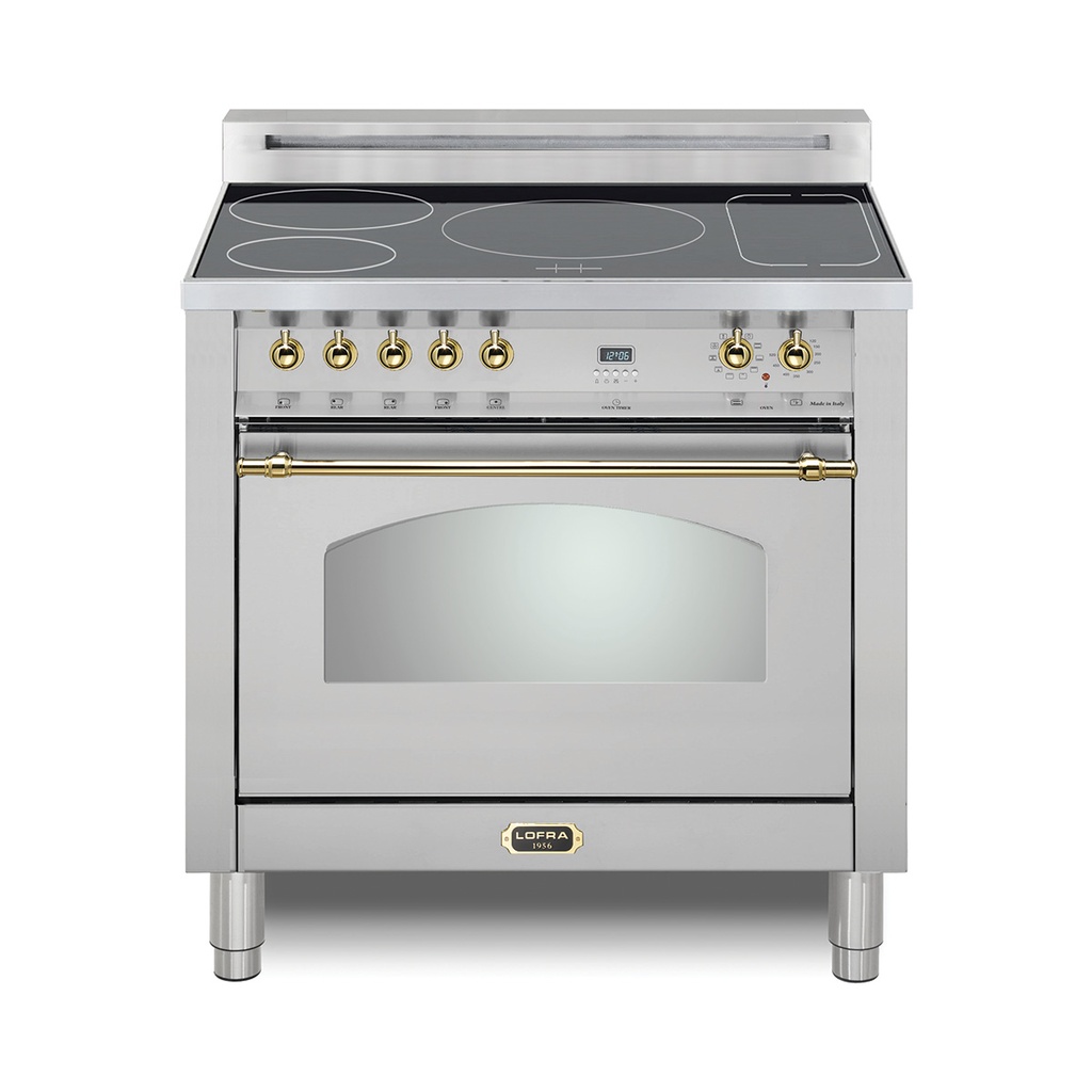 Lofra 00I5 36 inch Dolcevita Series Freestanding Induction Range with 5 Elements, 3 cu. ft. Oven Capacity and True European Convection