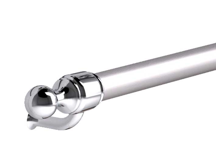 ILVE Parts EA4270071000008 Majestic/Nostalgie II Chrome Handle for UOV 40 E Ovens 