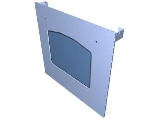 ILVE Parts EG9846010000008 40CM DOOR GLASS /ST ST