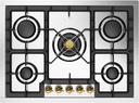 ILVE UHCPT75N Nostalgie II 30 inch Built-In Gas Cooktop with 5 Burners, in Stainless Steel 