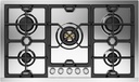 ILVE UHCPMT95 Panoramagic 36 inch Built-In Gas Cooktop with 5 Burners, in Stainless Steel 