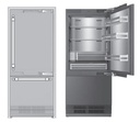 ILVE URBM30SIWPRY 30 inch Built-In Bottom Freezer Refrigerator with 16 cu. ft. Capacity, Reversible Door, Energy Star, Sabbath Mode, Panel Ready